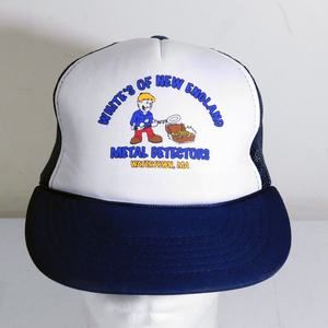 VTG White's of New England Metal Detectors Trucker Hat Watertown MA